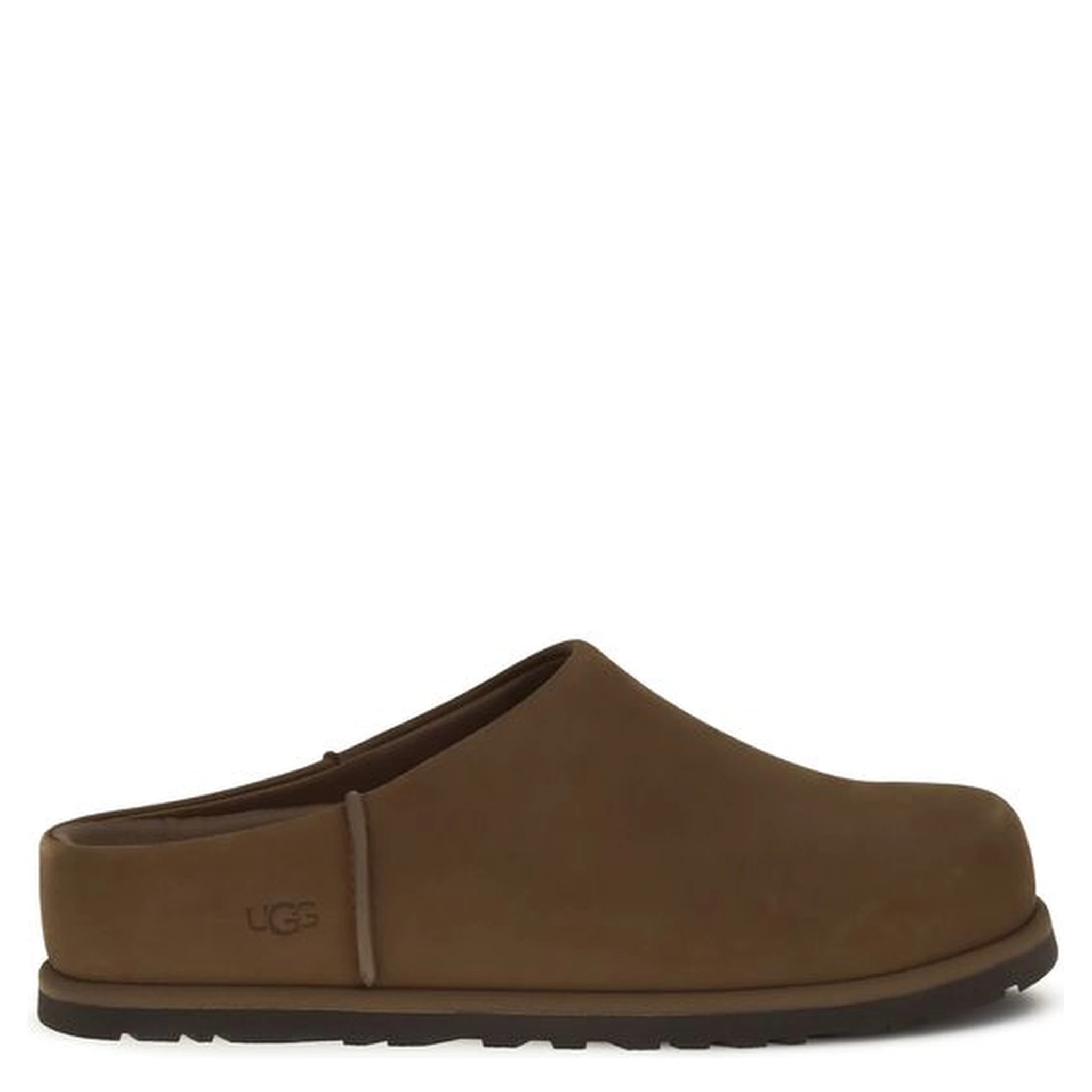 Brown Calf Leather Bos Taurus Clogs
