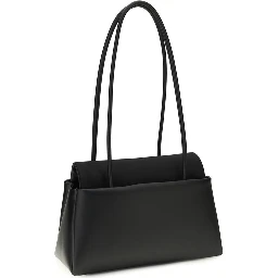 Black Calf Leather Bos Taurus Handbag