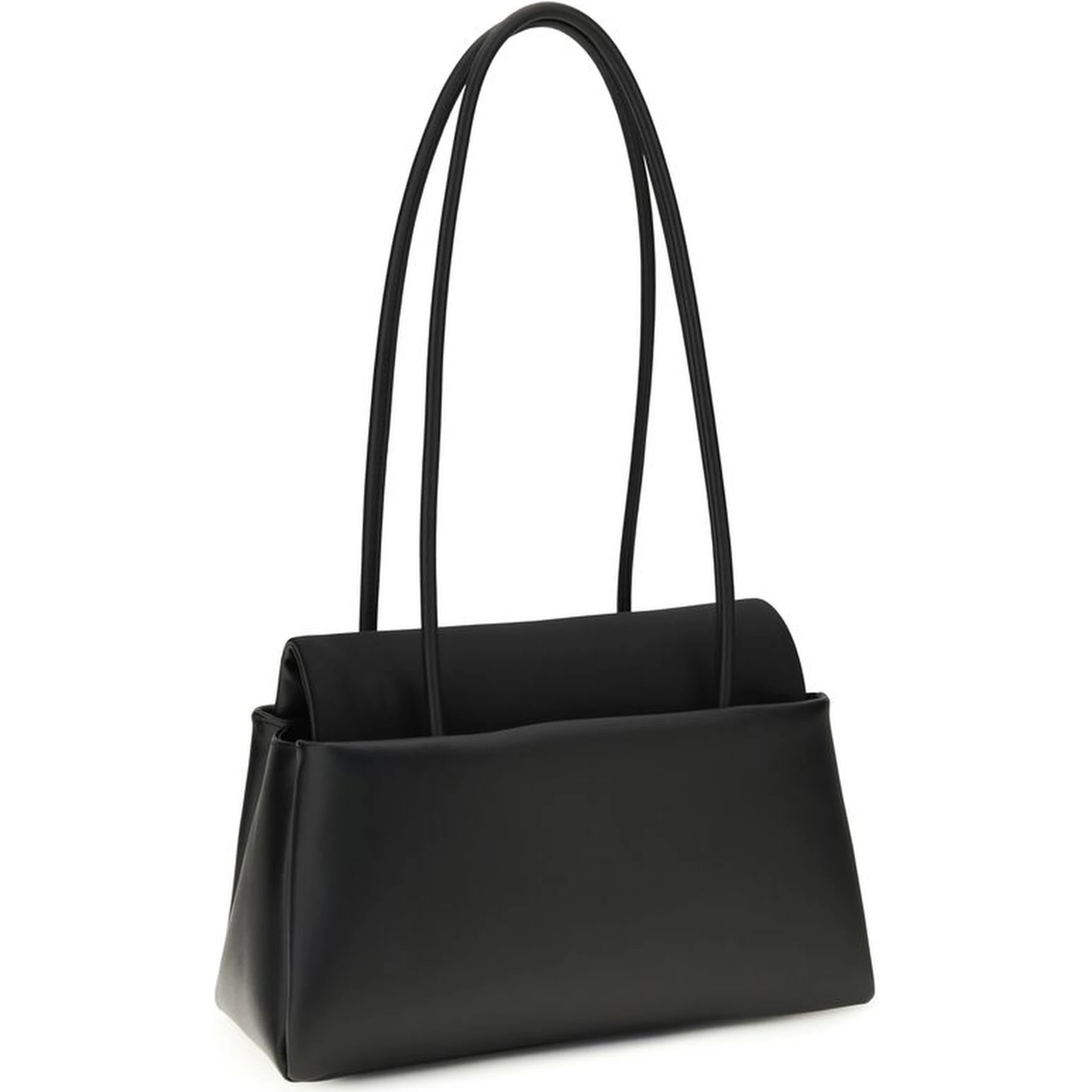Black Calf Leather Bos Taurus Handbag