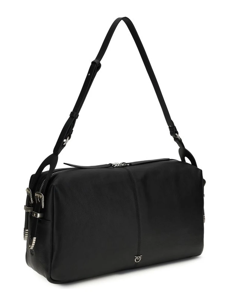 Black Calf Leather Bos Taurus Shoulder Bag alternative