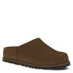 Brown Calf Leather Bos Taurus Clogs