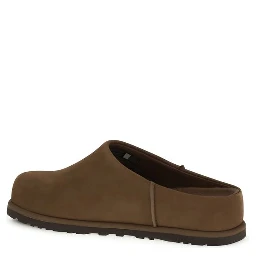 Brown Calf Leather Bos Taurus Clogs