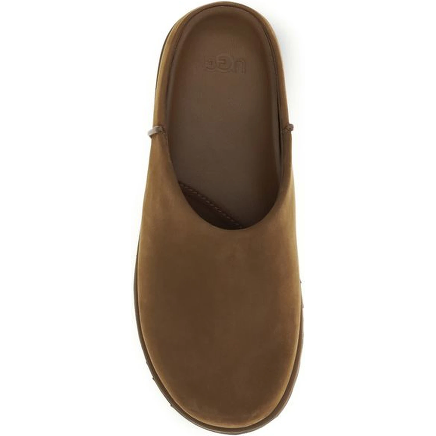 Brown Calf Leather Bos Taurus Clogs