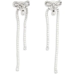 Silver Brass Earrings