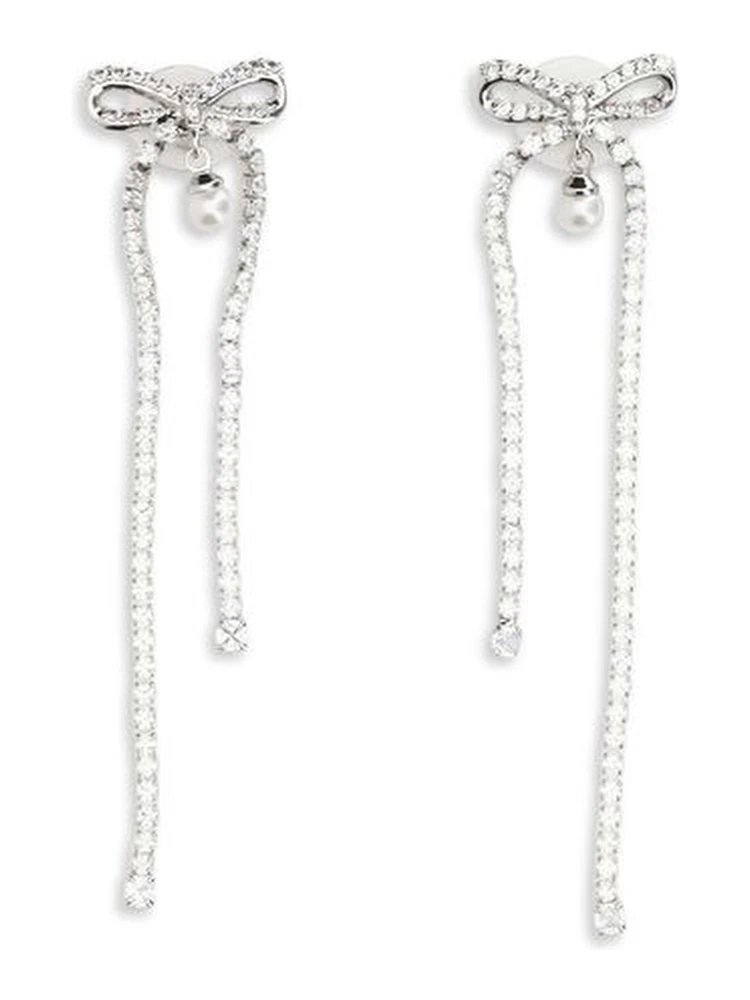 Silver Brass Earrings