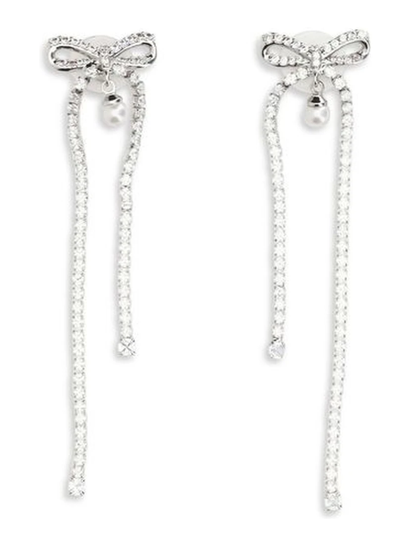 Silver Brass Earrings