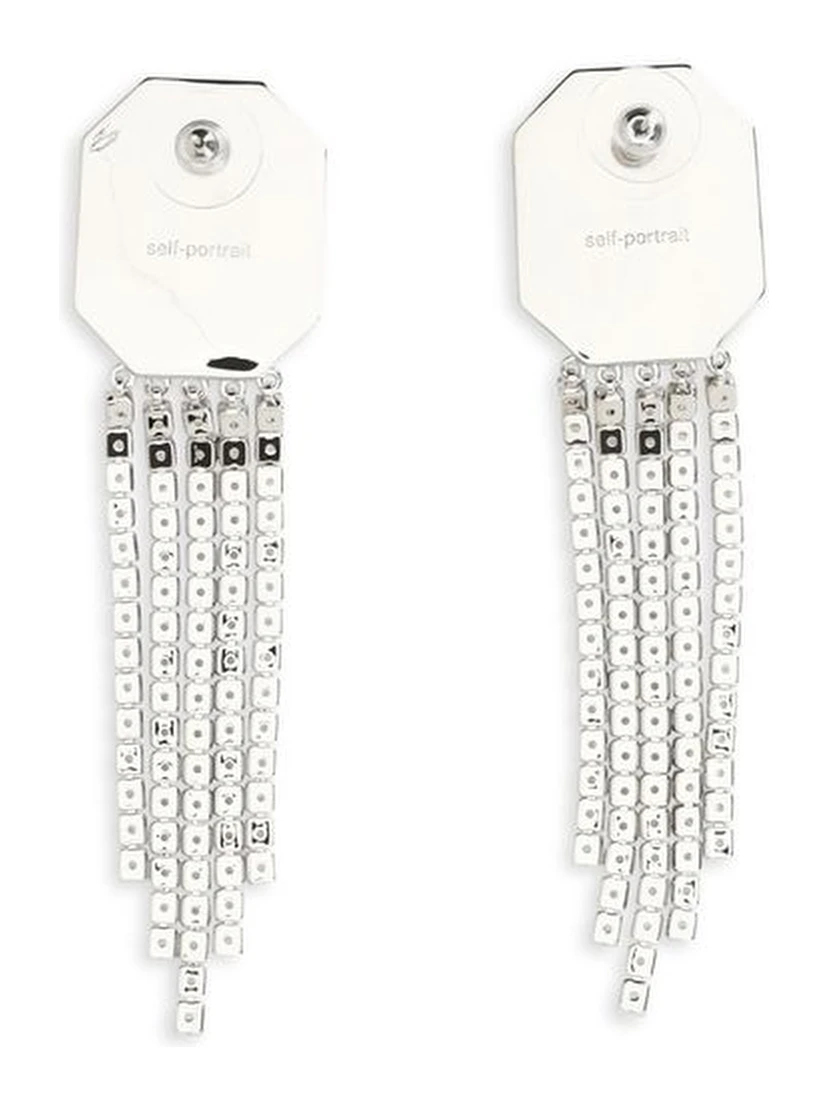 Silver Brass Earrings