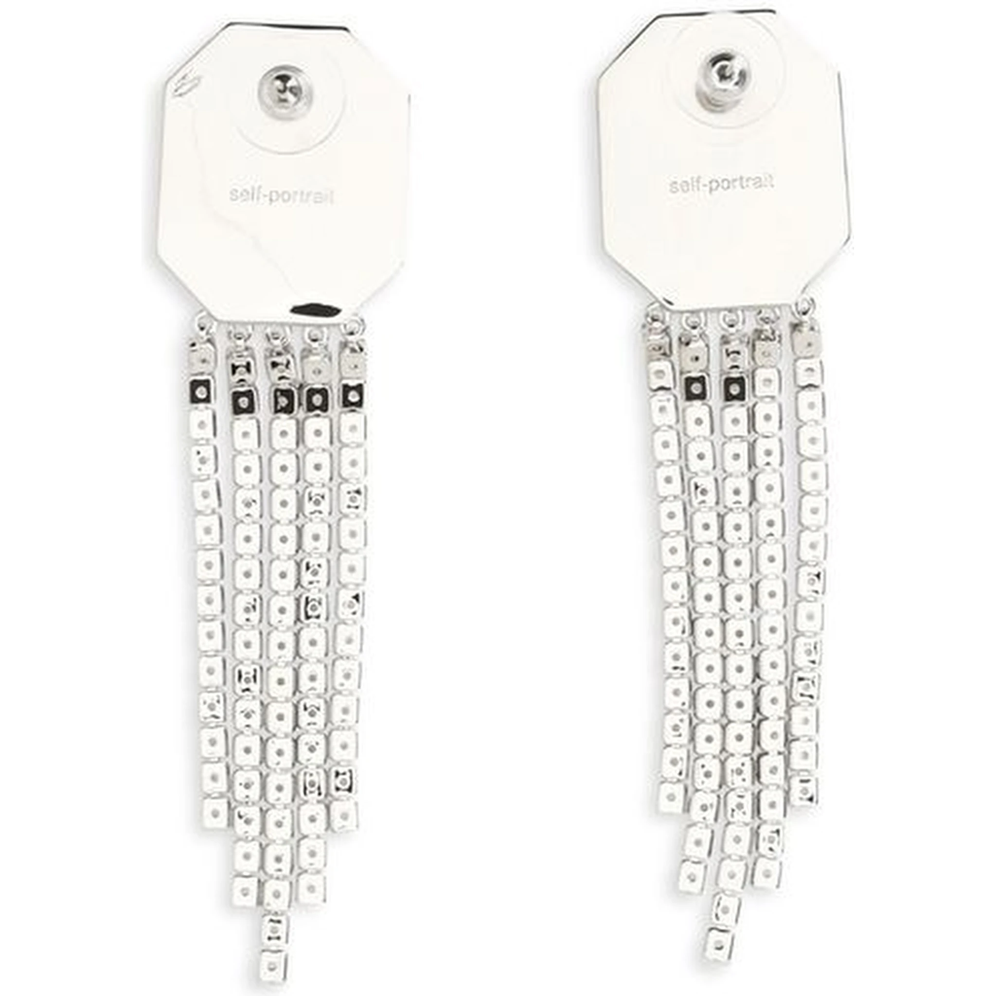 Silver Brass Earrings