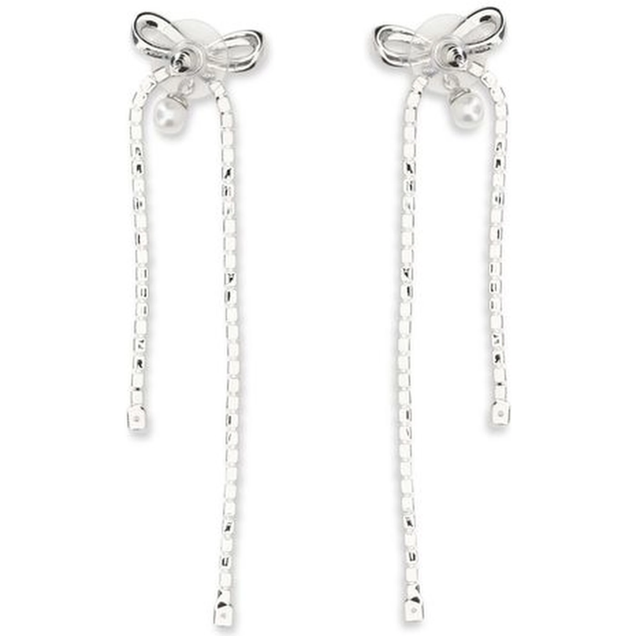 Silver Brass Earrings