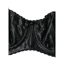 Black Semi-Pad Underwire Balconette Bra Underwear