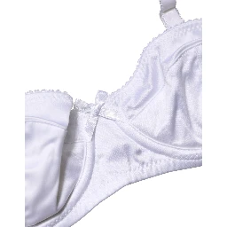 White Semi-Pad Underwire Balconette Bra Underwear