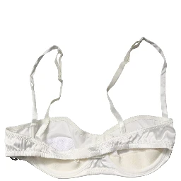 White Semi-Pad Underwire Balconette Underwear