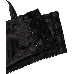 Black Semi-Pad Underwire Balconette Bra Underwear