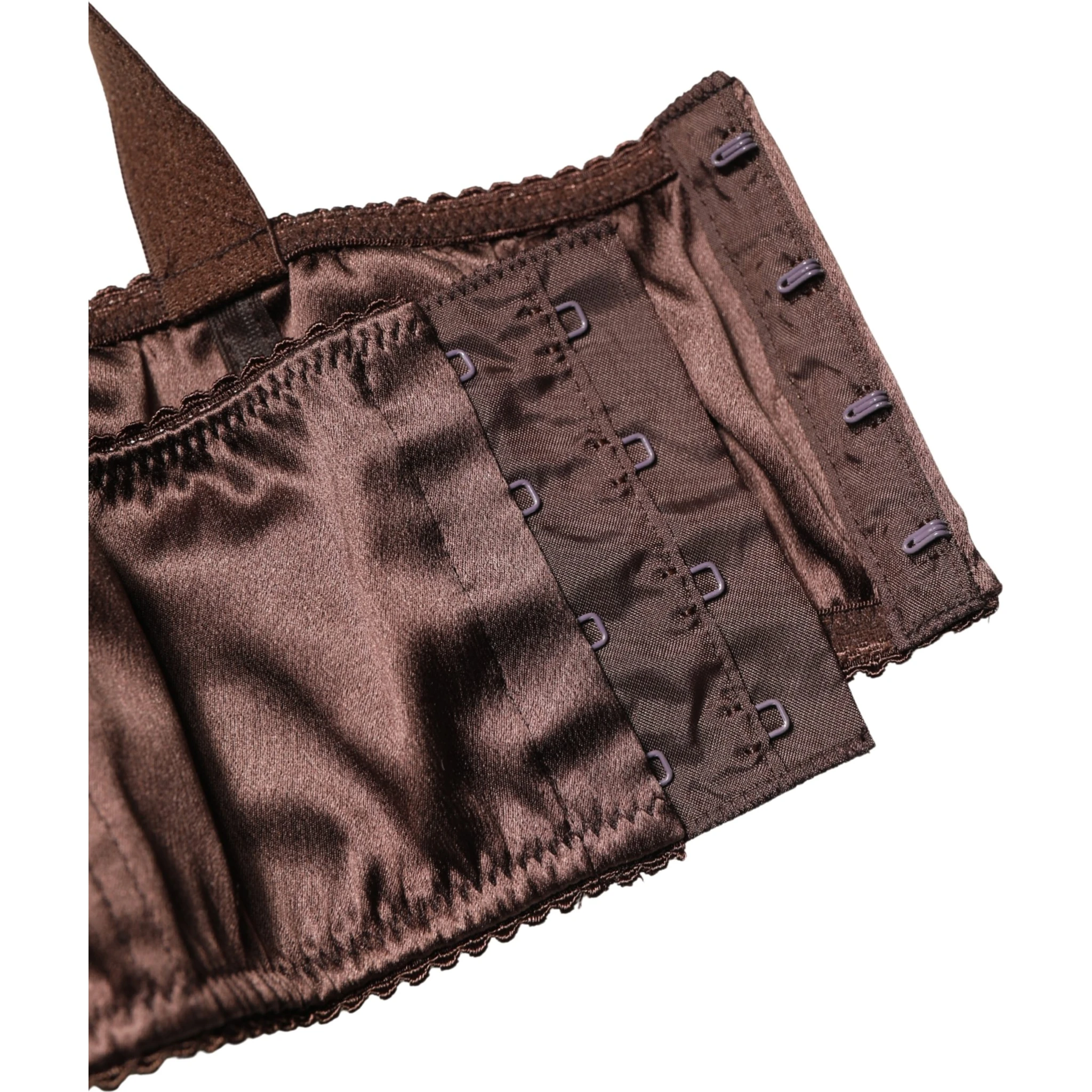 Brown Semi-Pad Underwire Balconette Underwear