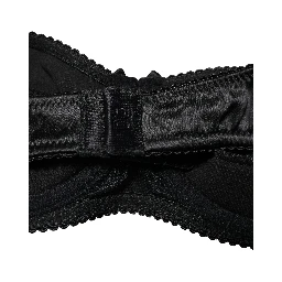 Black Semi-Pad Underwire Balconette Bra Underwear