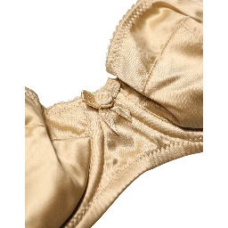 Beige Semi-Pad Underwire Balconette Bra Underwear