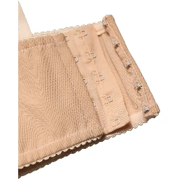 Beige Semi-Pad Underwire Balconette Bra Underwear