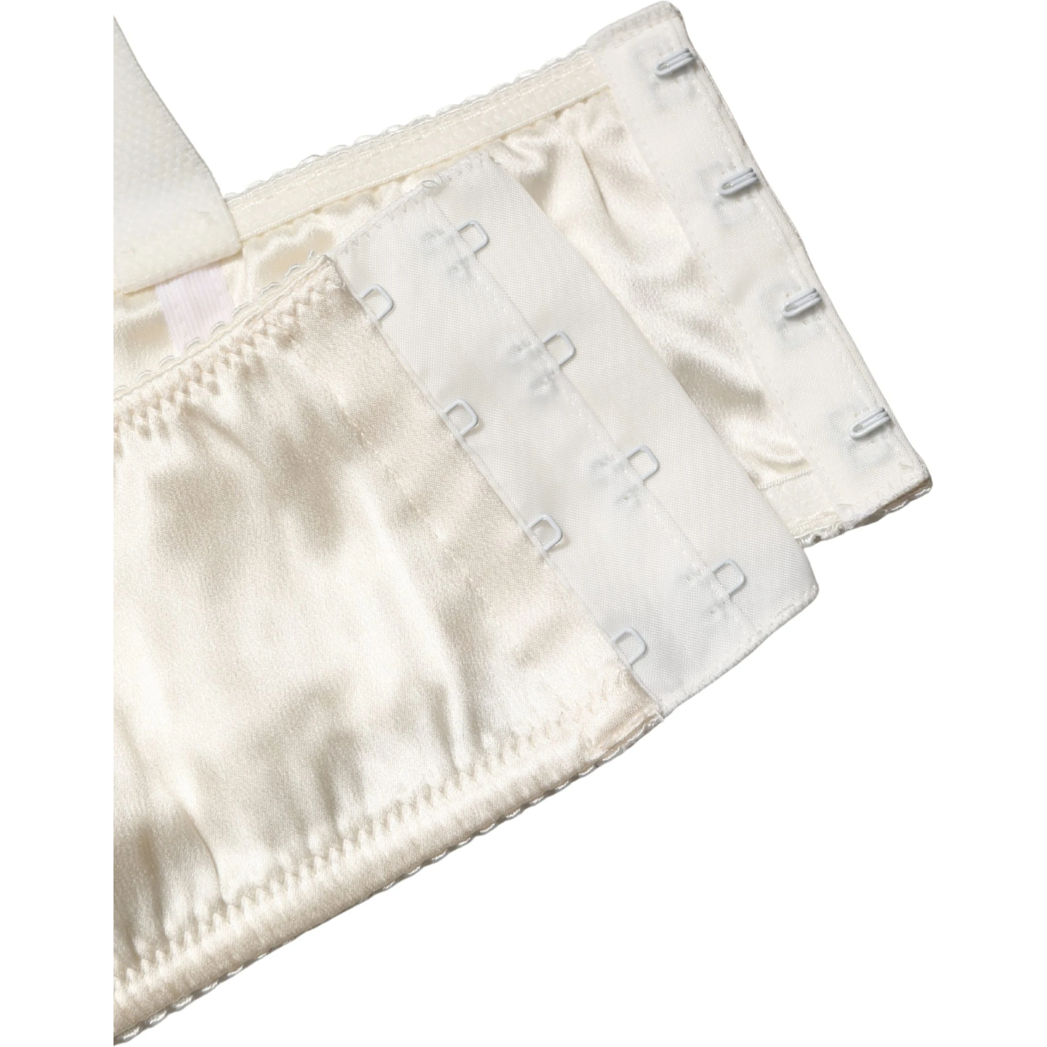 Off White Semi-Pad Underwire Balconette Bra Underwear