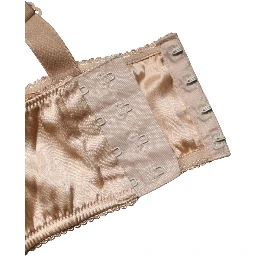 Beige Semi-Pad Underwire Balconette Bra Underwear