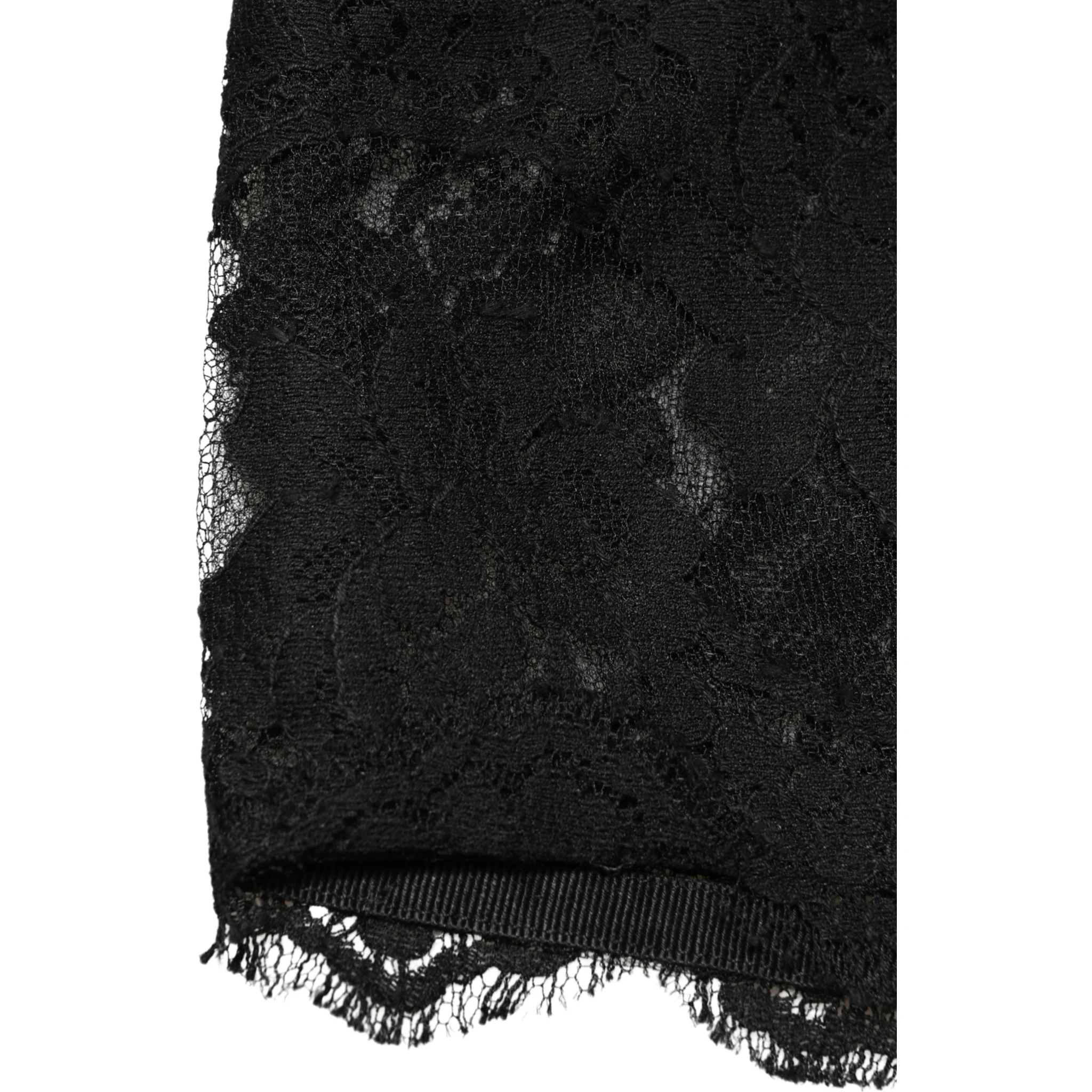 Black Lace Bandeau Bra Tube Top Underwear