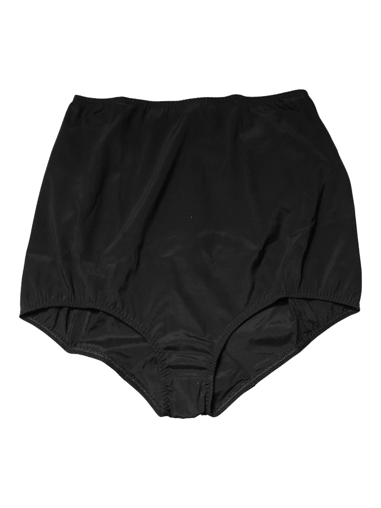 Black Silk Blend High Waist Girdle Panty Underwear alternative