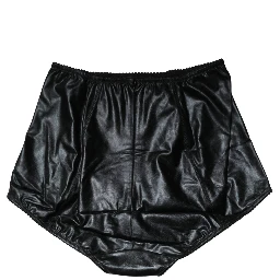 Black Silk Blend High Waist Girdle Panty Underwear