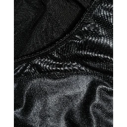 Black Silk Blend High Waist Girdle Panty Underwear