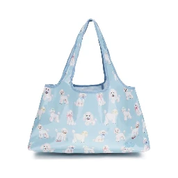 Blue Pvc Handbag