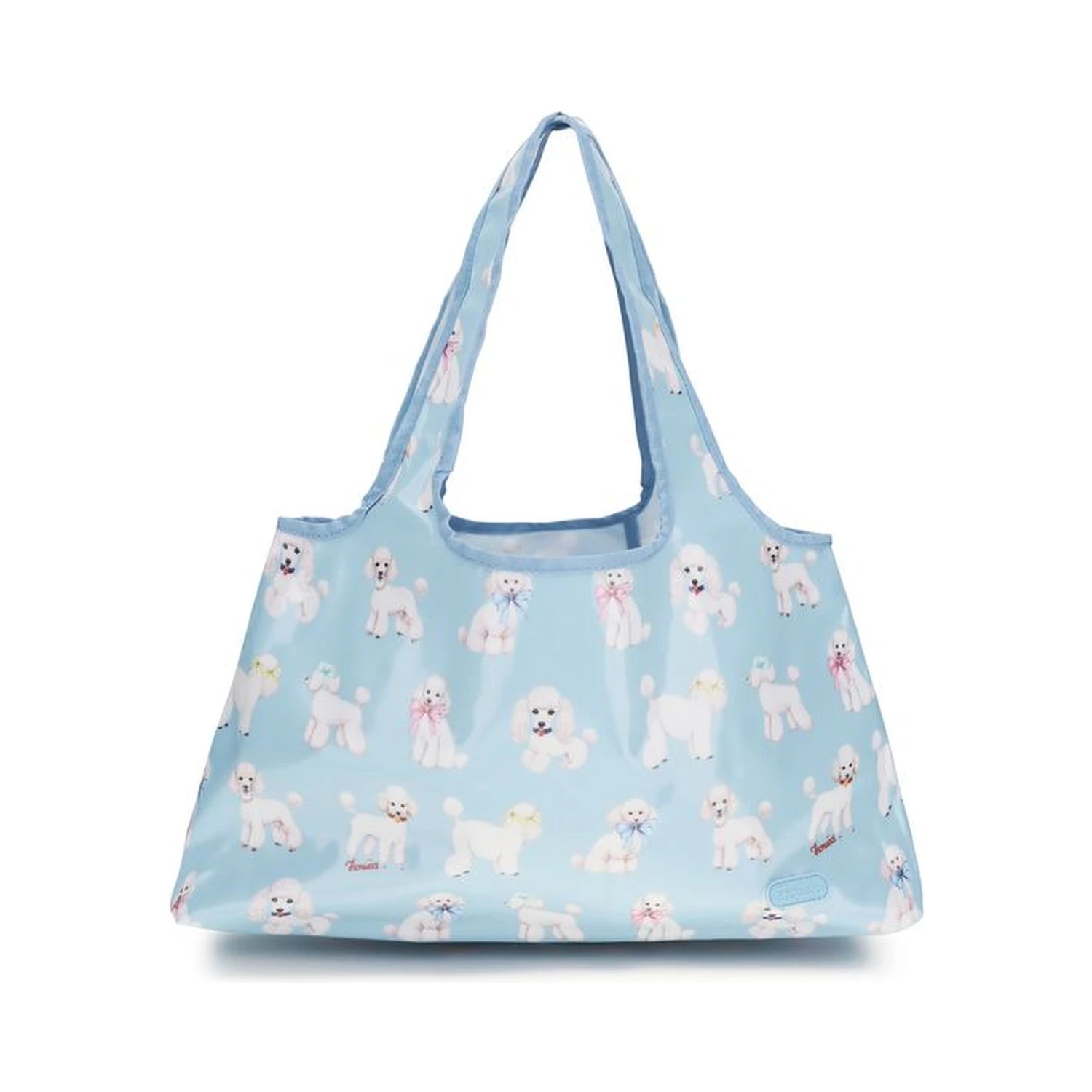 Blue Pvc Handbag