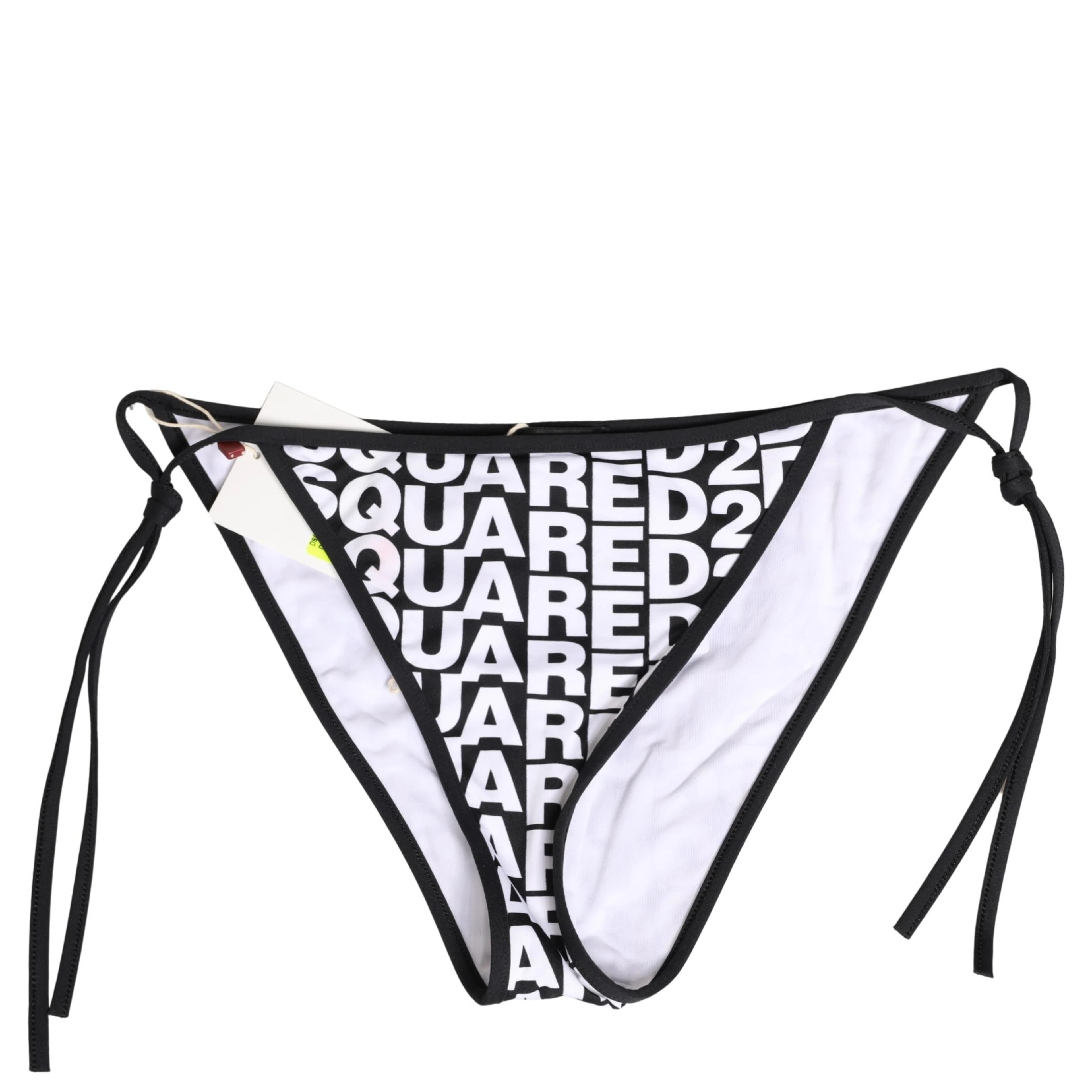 Multicolor Nylon Logo Print Bikini Bottom Swimwear