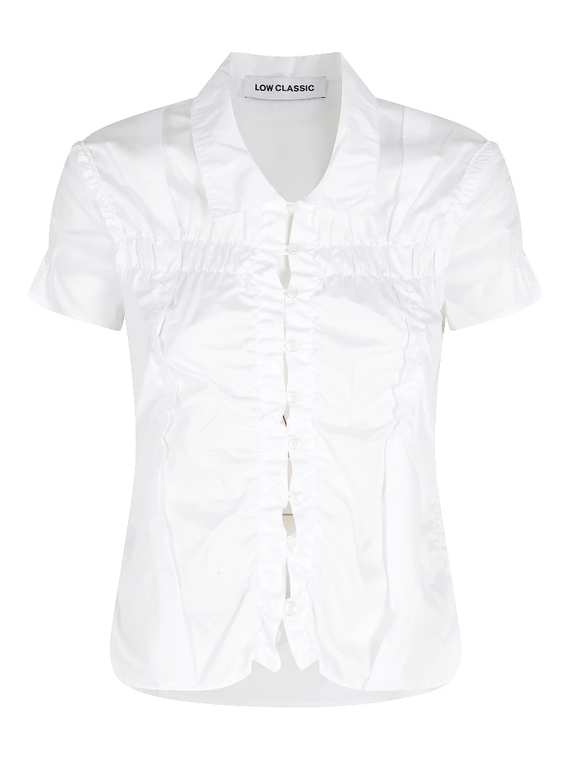 WRINKLE HALF SLEEVE SHIRT