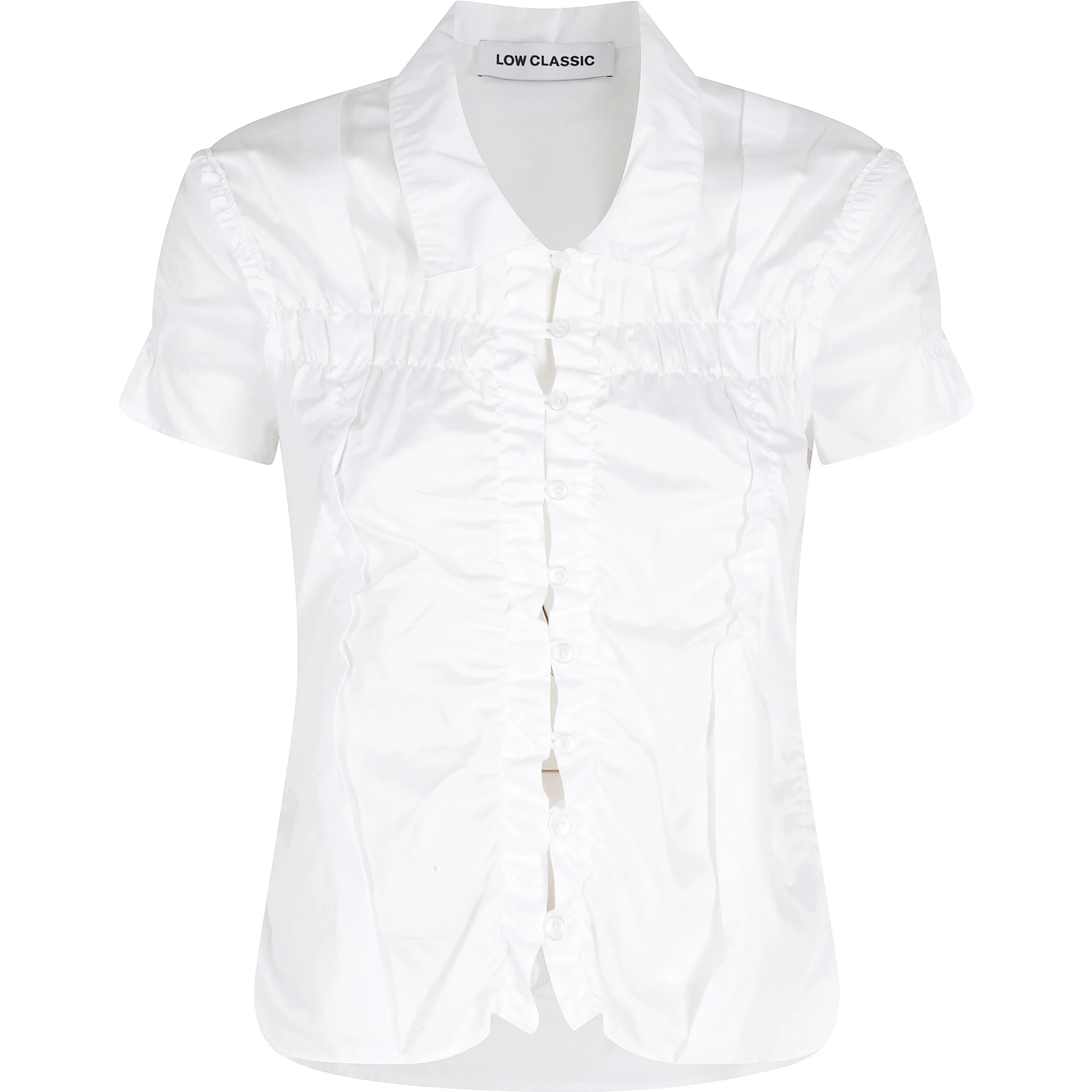 WRINKLE HALF SLEEVE SHIRT