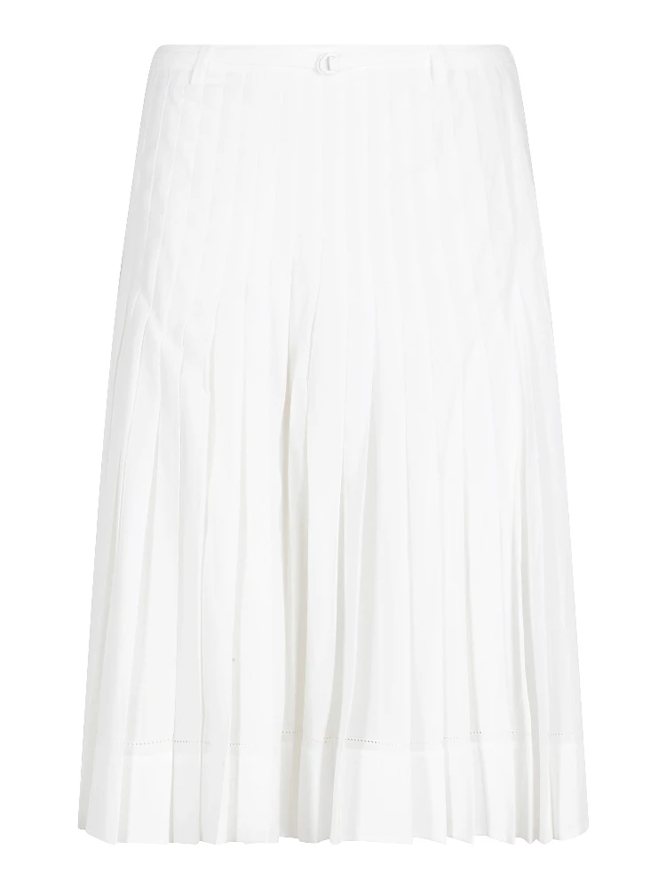 PLEATED MIDI SKIRT