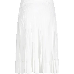 PLEATED MIDI SKIRT
