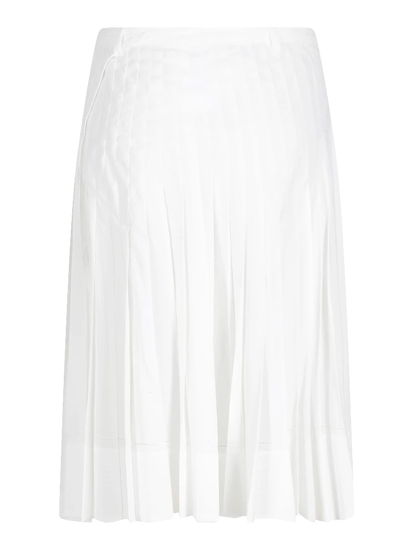 PLEATED MIDI SKIRT