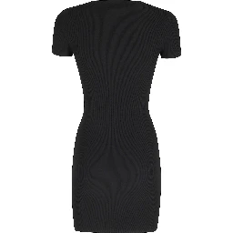 SS CREWNECK MINI DRESS JACQUARD LOGO