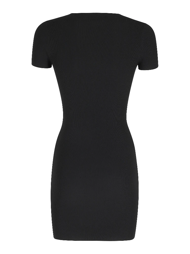 SS CREWNECK MINI DRESS JACQUARD LOGO alternative