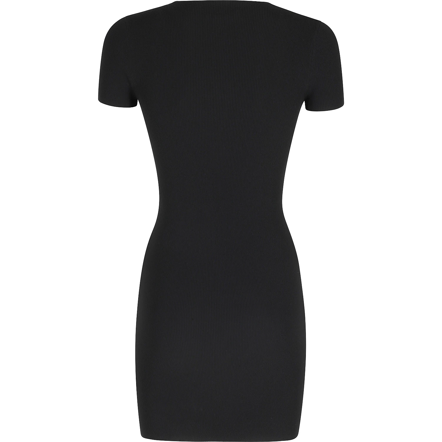 SS CREWNECK MINI DRESS JACQUARD LOGO