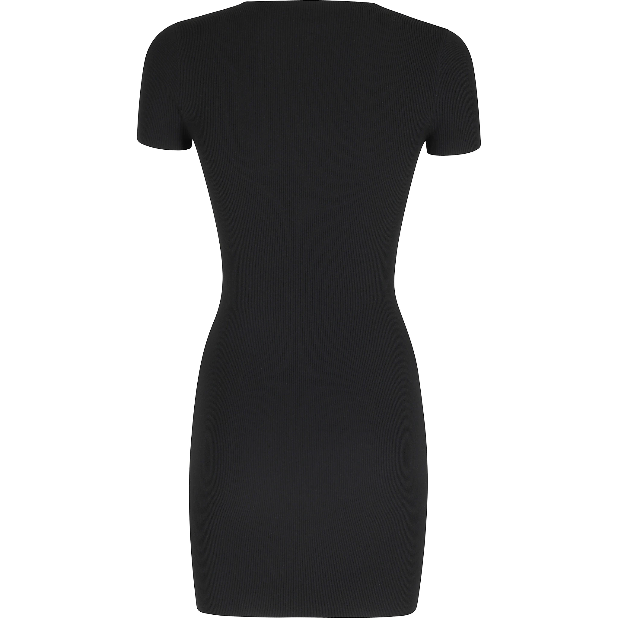 SS CREWNECK MINI DRESS JACQUARD LOGO