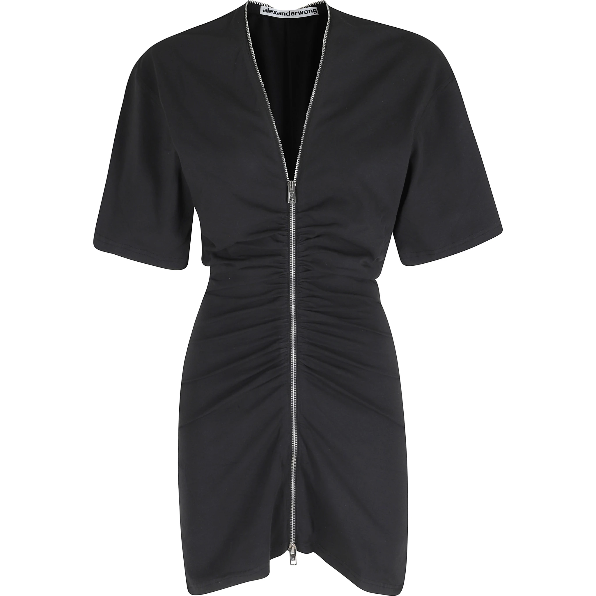 GATHERED T-SHIRT DRESS