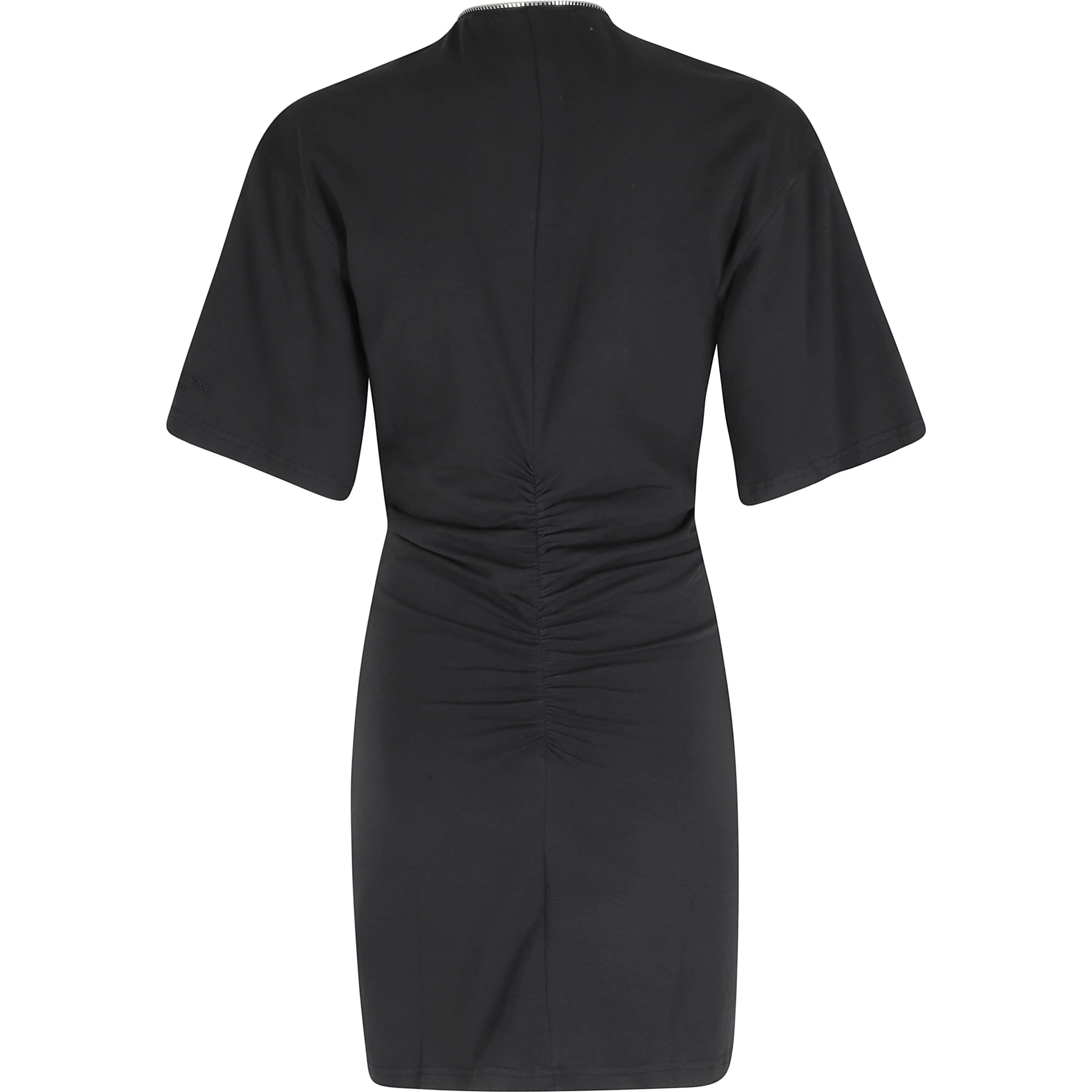 GATHERED T-SHIRT DRESS