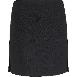 MINI SKIRT JACQUARD LOGO SLIT
