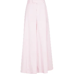 PANTALONE 5 TASCHE WIDE IN POPELINE
