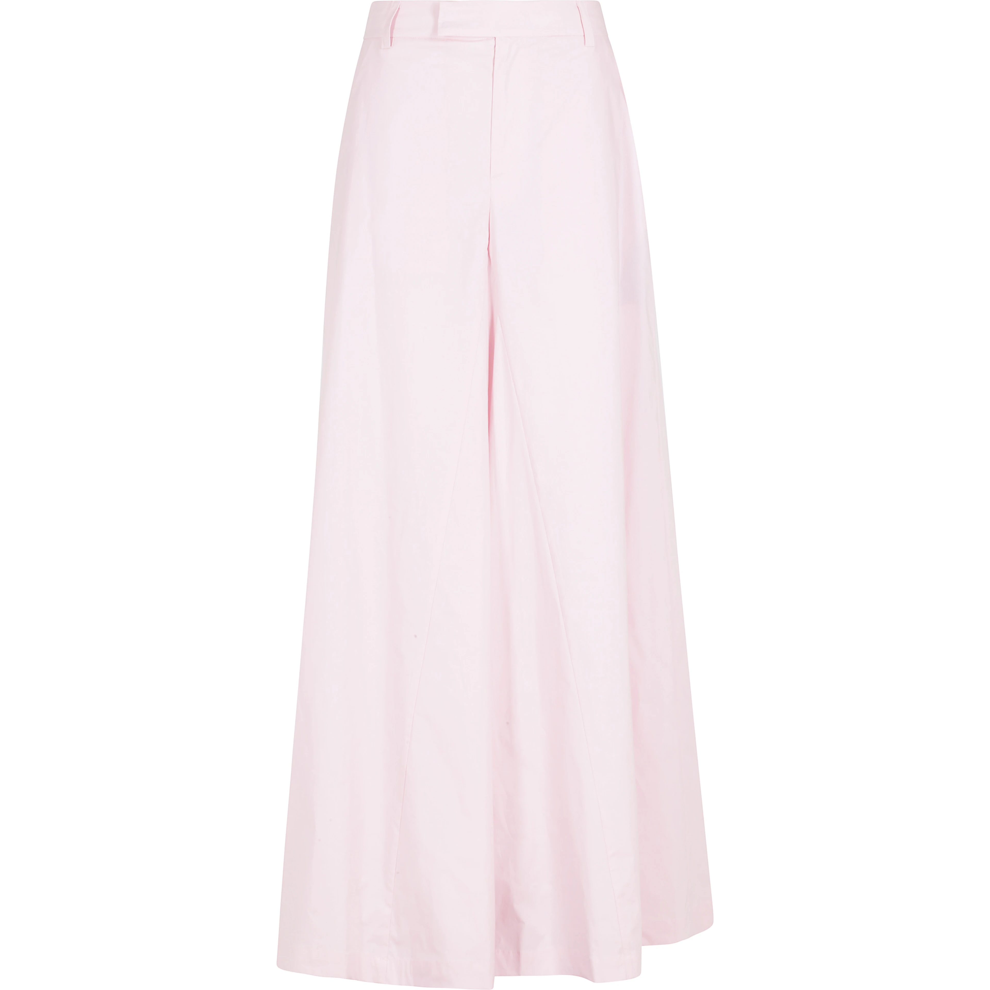 PANTALONE 5 TASCHE WIDE IN POPELINE