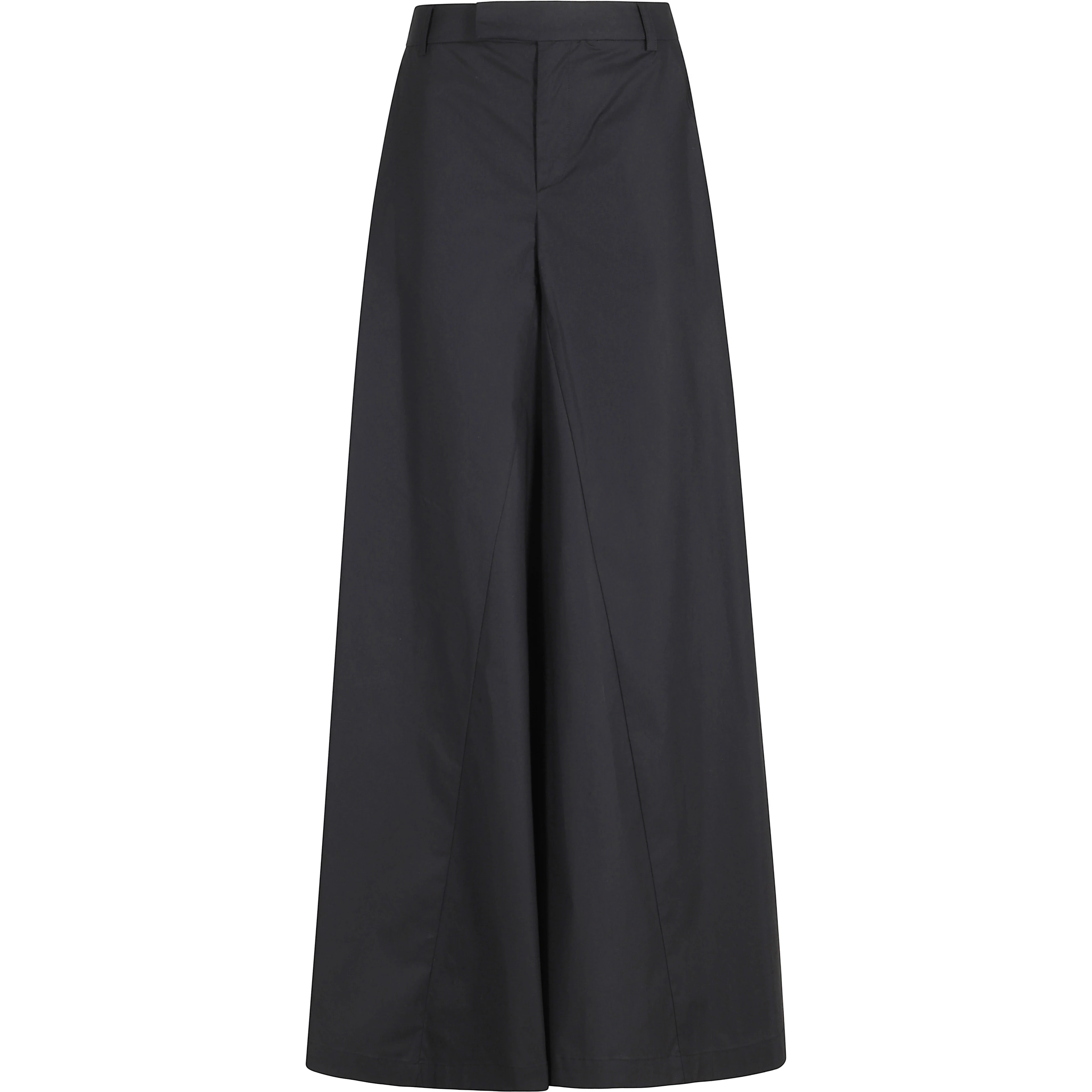 PANTALONE 5 TASCHE WIDE IN POPELINE