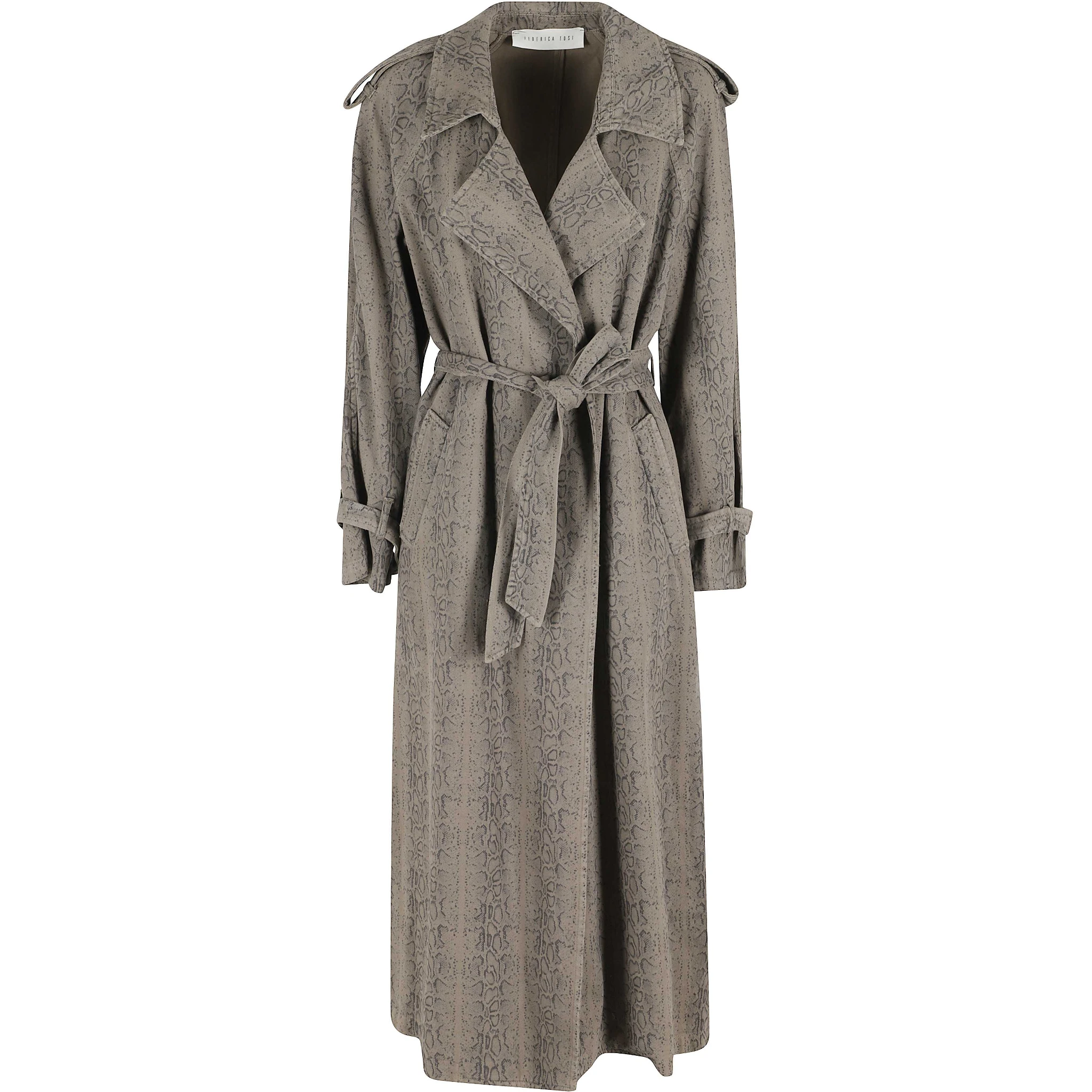 TRENCH DENIM PITONATO