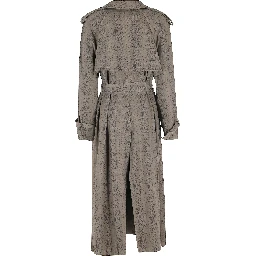 TRENCH DENIM PITONATO