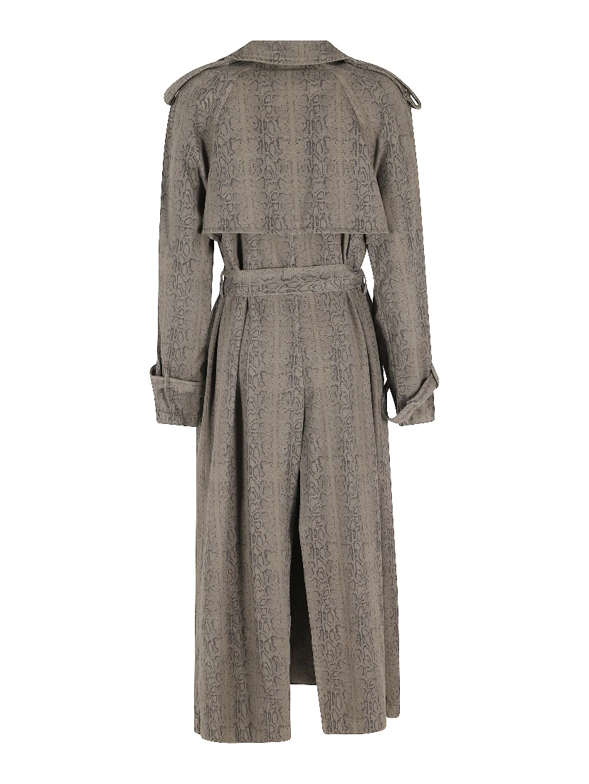 TRENCH DENIM PITONATO