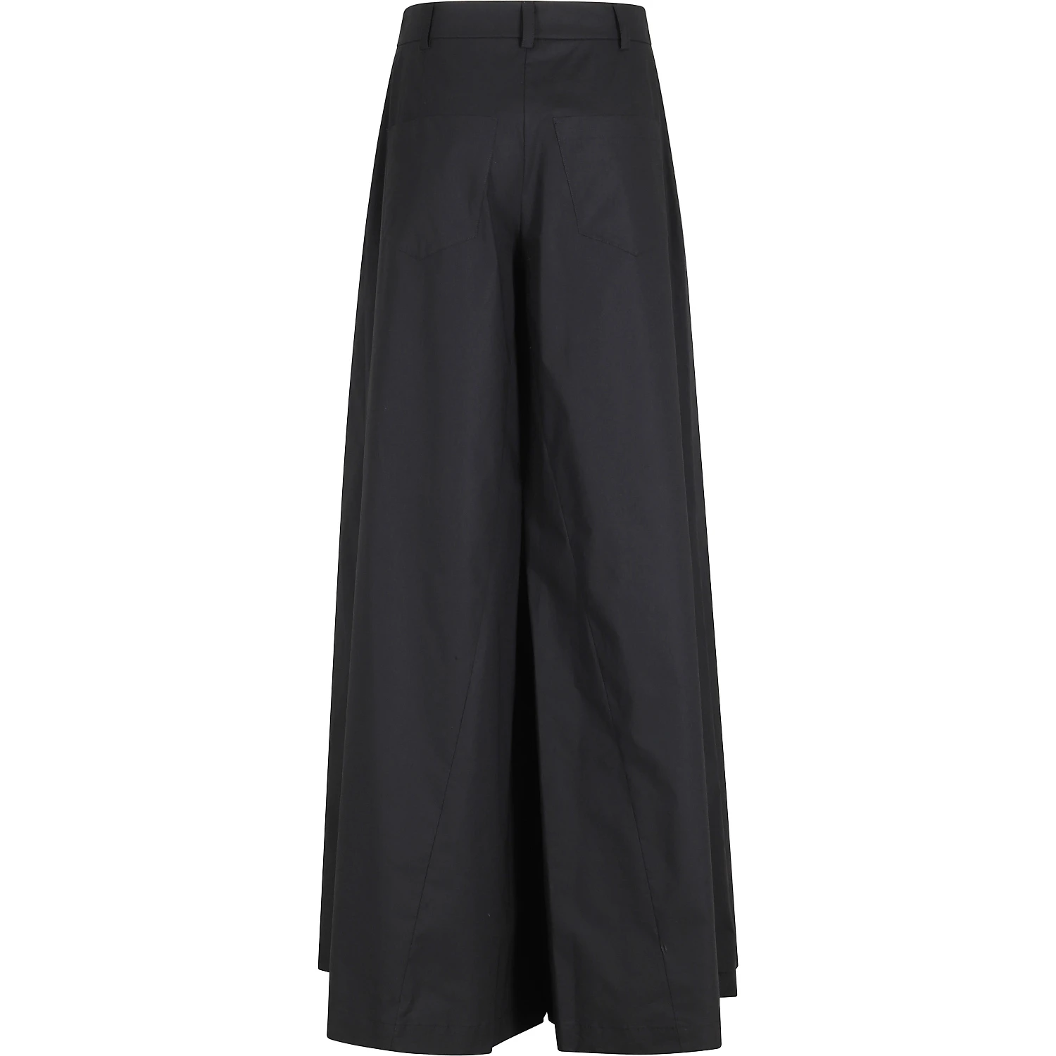 PANTALONE 5 TASCHE WIDE IN POPELINE