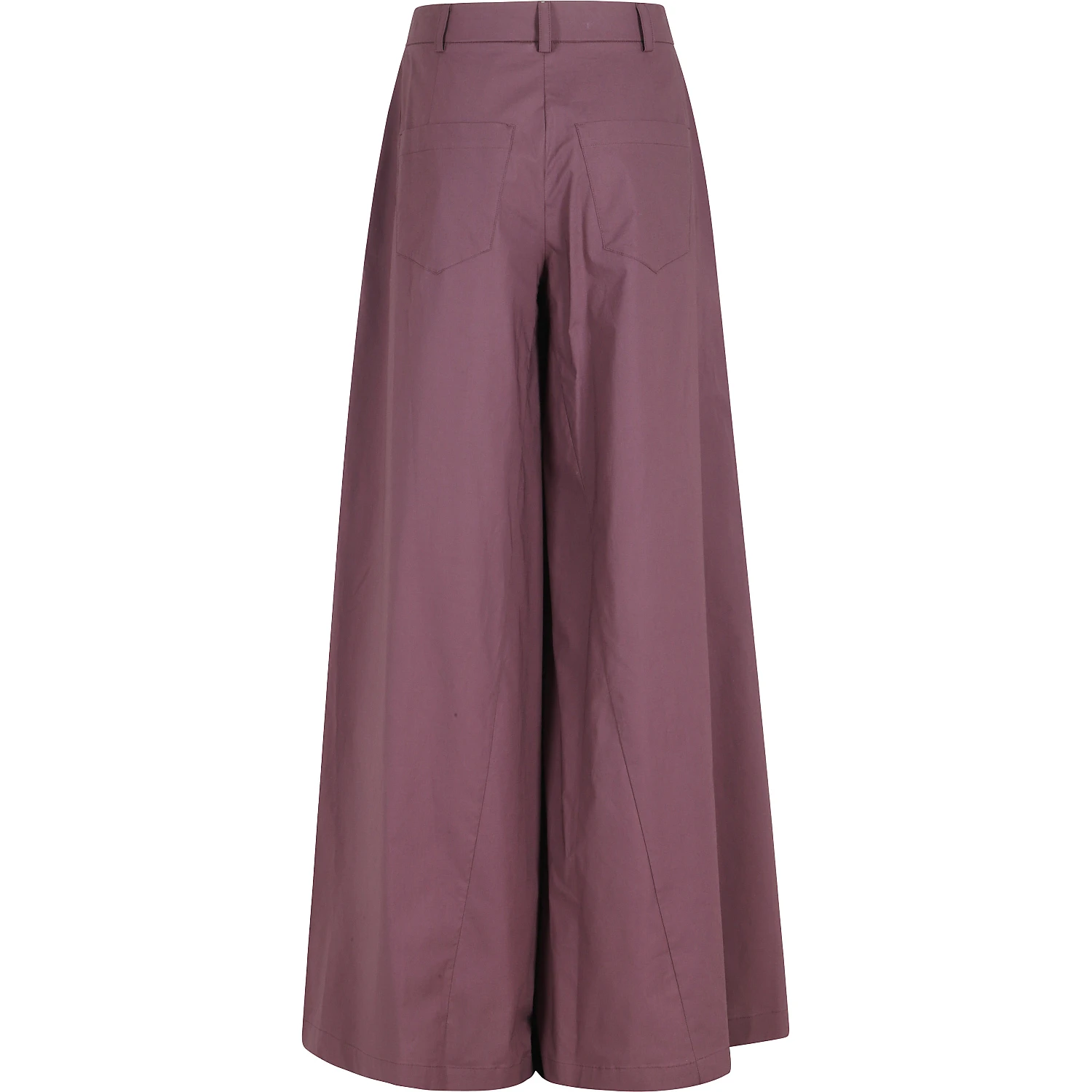 PANTALONE 5 TASCHE WIDE IN POPELINE